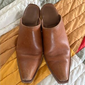 Cobra Rock Leather Mules for Women